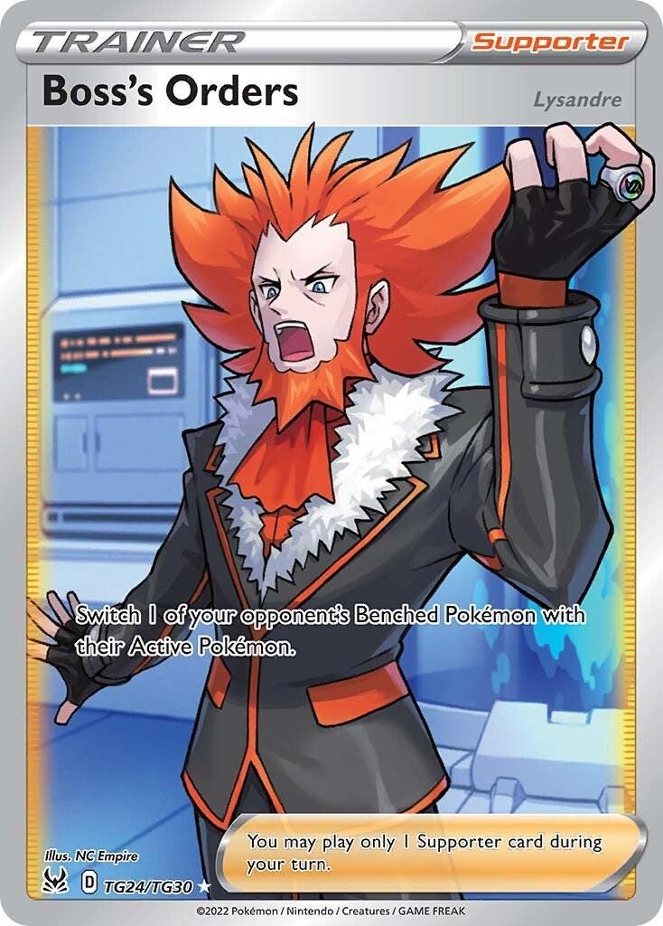 Lost Origin Boss's Orders Pokémon card